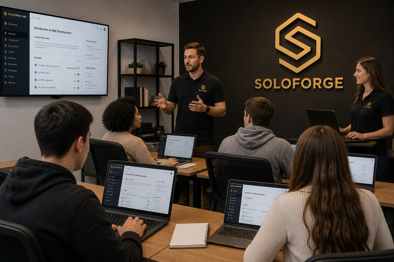 SoloForge EdTech platform development