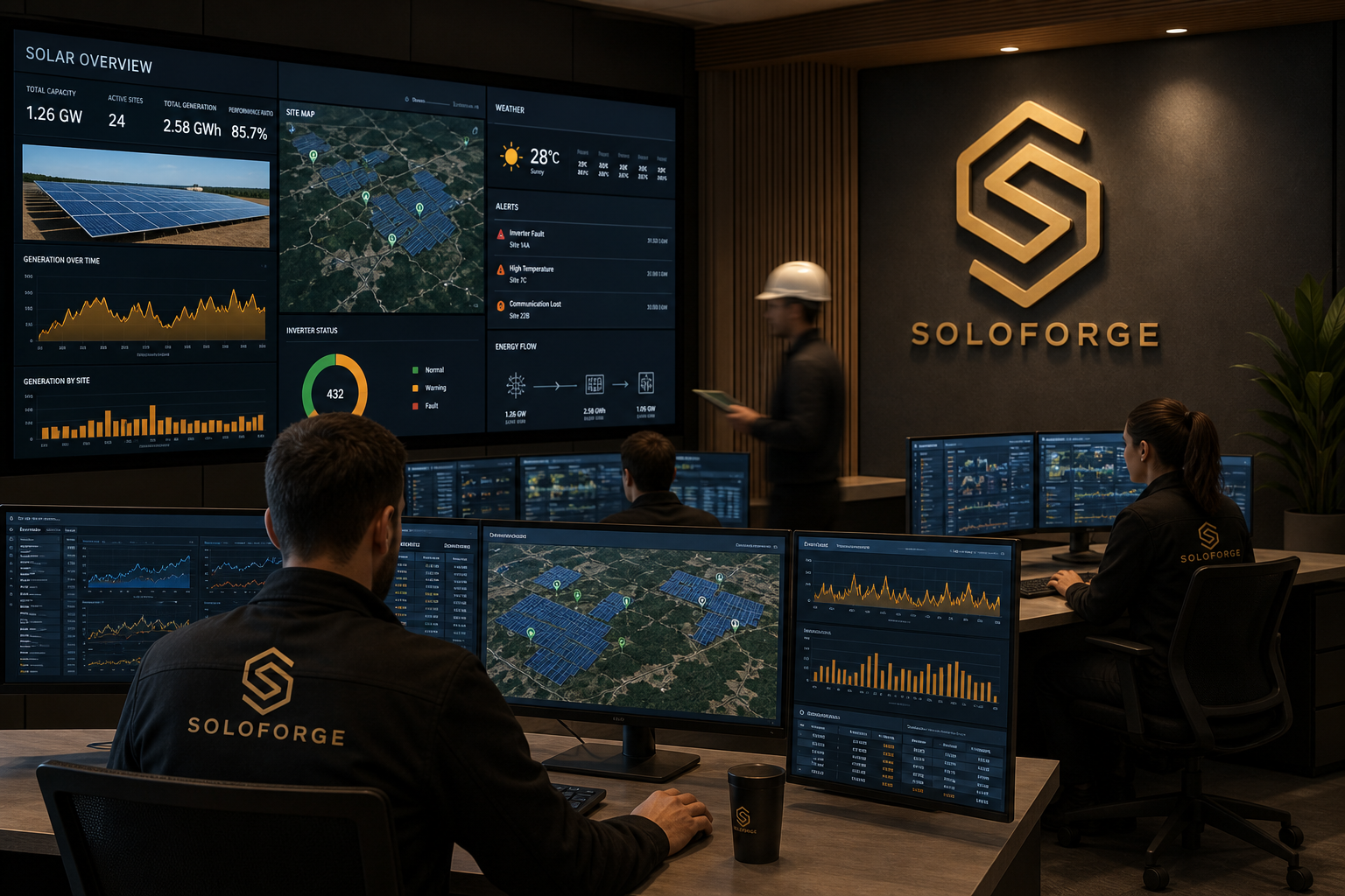 SoloForge energy monitoring software