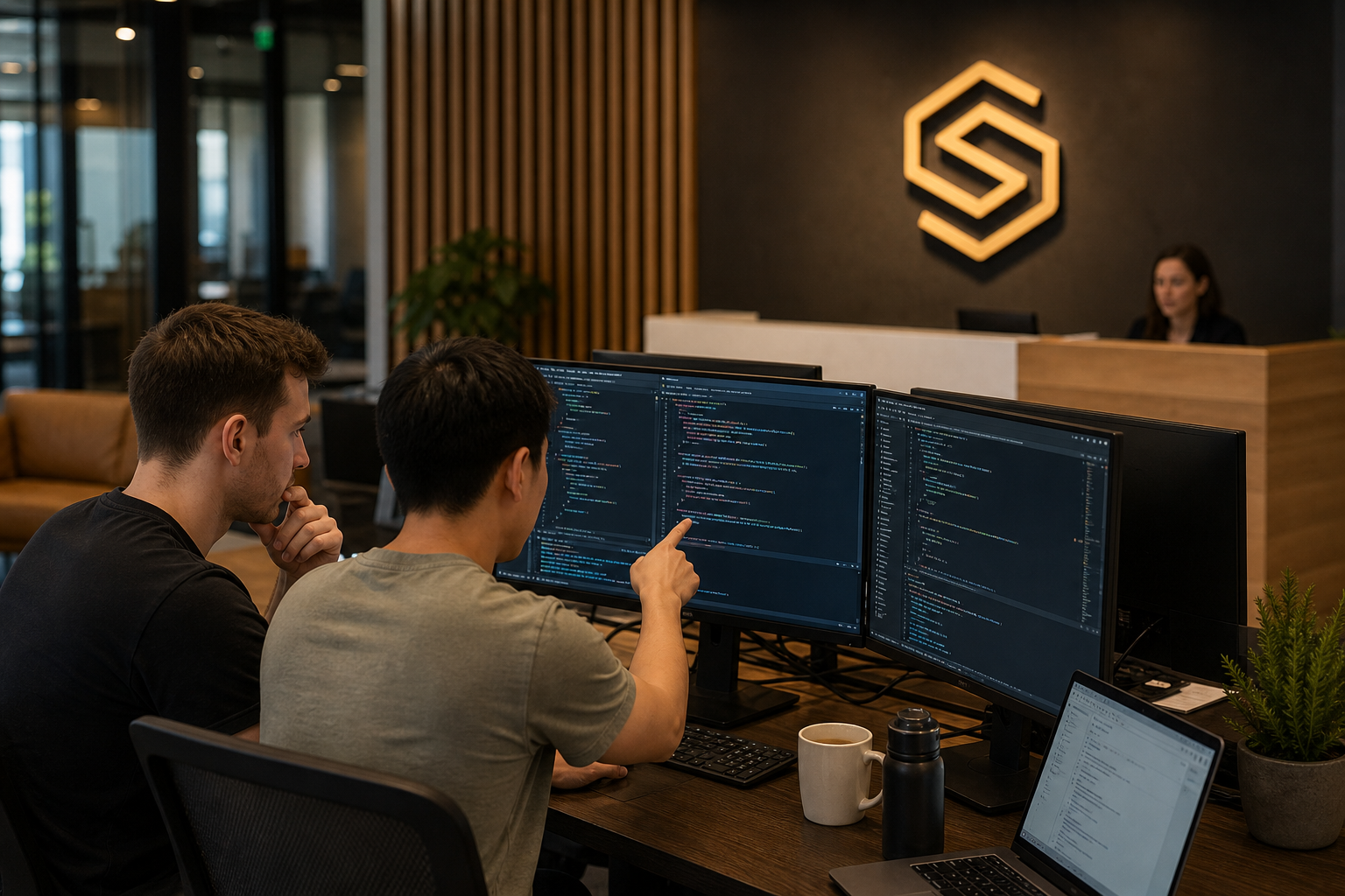 SoloForge engineers pair programming